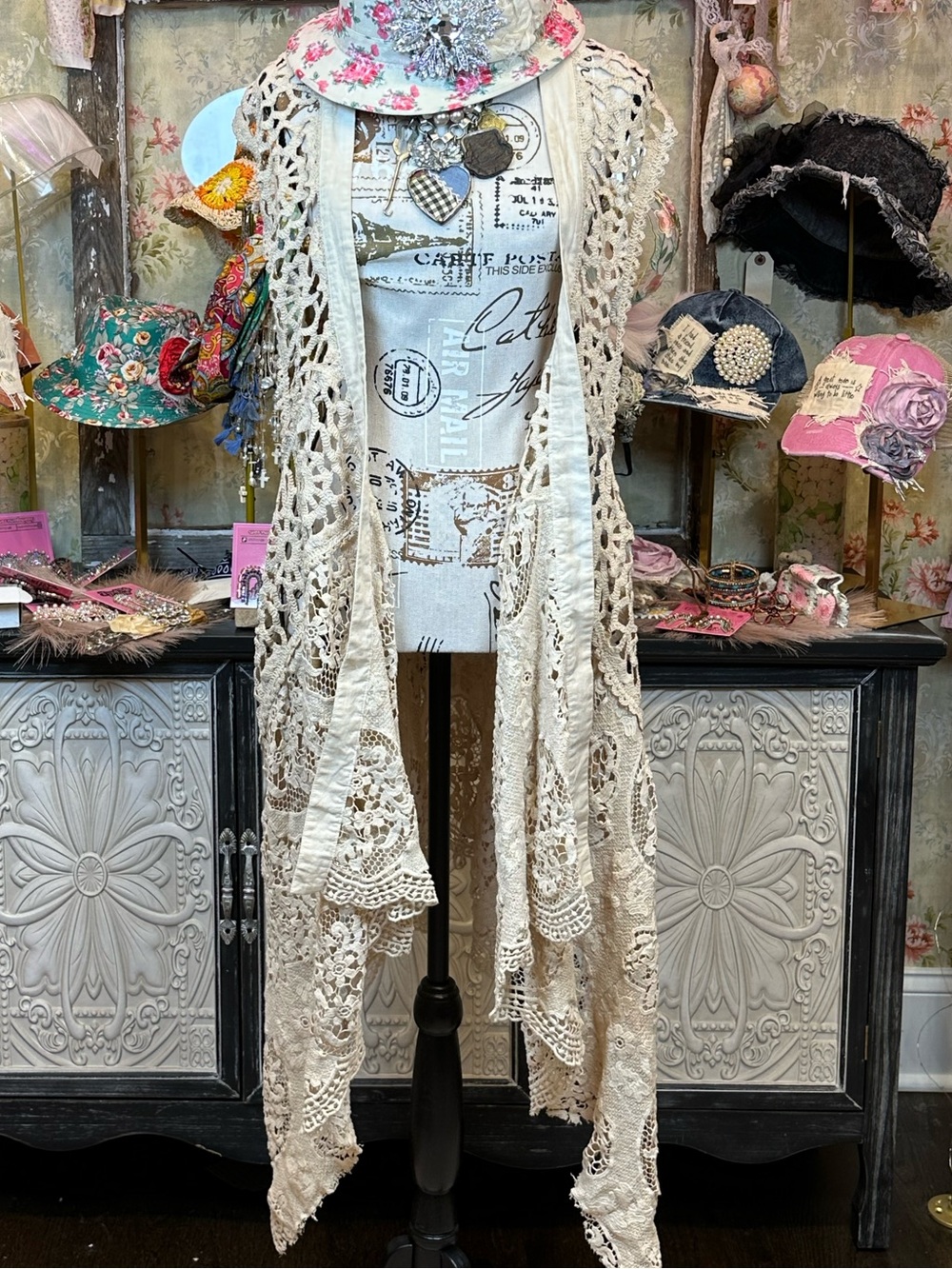 A RARE BIRD-Magdalena Crocheted Duster
